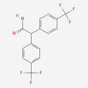 2,2-Bis[4-(trifluoromethyl)phenyl]acetic acid