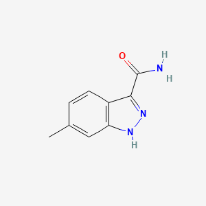 molecular formula C9H9N3O B1383043 6-Methyl-1h-indazole-3-carboxamide CAS No. 1519055-70-9