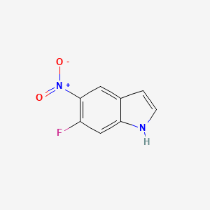 molecular formula C8H5FN2O2 B1383044 6-fluoro-5-nitro-1H-indole CAS No. 1609131-18-1