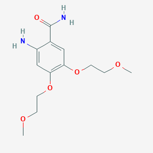 2-Amino-4,5-bis(2-methoxyethoxy)benzamide