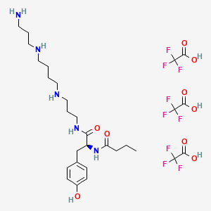 molecular formula C29H44F9N5O9 B13830463 Philanthotoxin 343 tris(trifluoroacetate) salt 