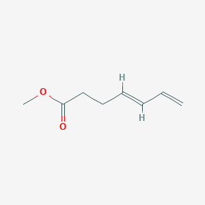 molecular formula C8H12O2 B13830491 Methyl hepta-4,6-dienoate 
