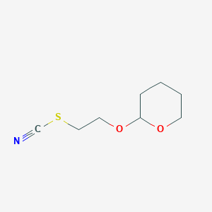 molecular formula C8H13NO2S B13830530 2-[(Oxan-2-yl)oxy]ethyl thiocyanate CAS No. 444603-40-1