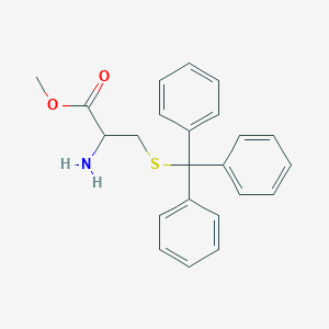 molecular formula C23H23NO2S B13830631 Methyl 2-amino-3-tritylsulfanylpropanoate 