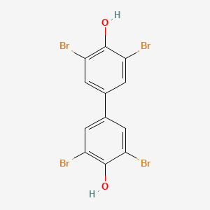 molecular formula C12H6Br4O2 B13830693 Tetrabromo-P-biphenyldiol 