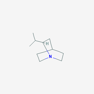molecular formula C10H19N B138307 2-Propan-2-yl-1-azabicyclo[2.2.2]octane CAS No. 155282-38-5