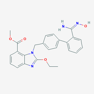2-Ethoxy-1-[[2’-[(hydroxyamino)iminomethyl][1,1’-biphenyl]-4-yl]methyl]-1H-benzimidazole-7-carboxyli