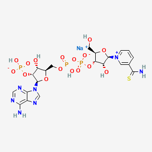 molecular formula C21H27N7NaO16P3S B13830900 Thionicotinamid-TPN sodium salt 