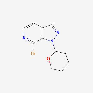 7-Bromo-1-(tetrahydro-2H-pyran-2-yl)-1H-pyrazolo[3,4-c]pyridine