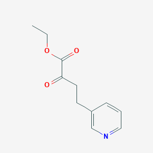 molecular formula C11H13NO3 B13830947 Ethyl 2-oxo-4-(pyridin-3-yl)butanoate CAS No. 478282-34-7
