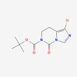 tert-Butyl 1-bromo-5-oxo-7,8-dihydroimidazo[1,5-c]pyrimidine-6(5H)-carboxylate