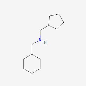 molecular formula C13H25N B13831040 1-cyclohexyl-N-(cyclopentylmethyl)methanamine 