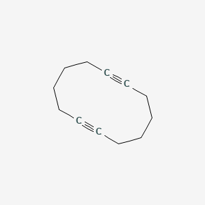 molecular formula C12H16 B13831121 1,7-Cyclododecadiyne CAS No. 4641-85-4