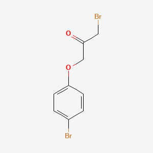 molecular formula C9H8Br2O2 B1383116 1-Bromo-3-(4-bromophenoxy)propan-2-one CAS No. 1955540-07-4
