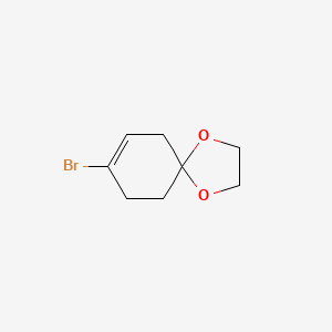 molecular formula C8H11BrO2 B1383118 8-溴-1,4-二氧杂-螺[4.5]癸-7-烯 CAS No. 1190757-88-0