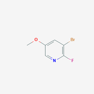 molecular formula C6H5BrFNO B1383135 3-Bromo-2-fluoro-5-methoxypyridine CAS No. 1227578-33-7