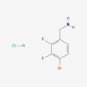 molecular formula C7H7BrClF2N B1383147 (4-Bromo-2,3-difluorophenyl)methanamine hydrochloride CAS No. 1980086-47-2