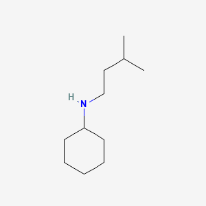 molecular formula C11H23N B13831474 N-(3-Methylbutyl)cyclohexylamine CAS No. 30249-25-3