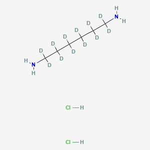 molecular formula C6H18Cl2N2 B13831515 1,6-Diaminohexane-d12 dihydrochloride 