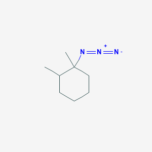 molecular formula C8H15N3 B1383167 1-Azido-1,2-dimethylcyclohexane CAS No. 1824545-23-4