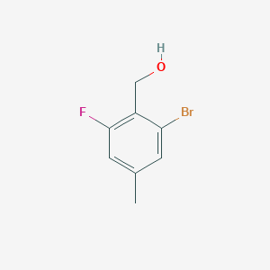 molecular formula C8H8BrFO B1383177 (2-Bromo-6-fluoro-4-methylphenyl)methanol CAS No. 1936564-11-2