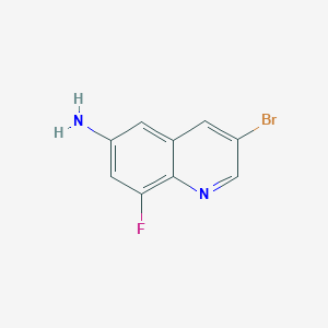 3-Bromo-8-fluoroquinolin-6-amine