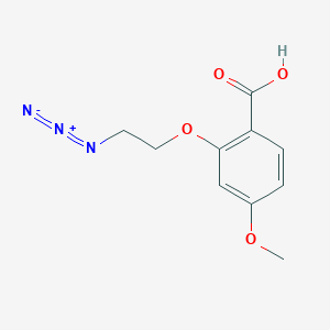2-(2-Azidoethoxy)-4-methoxybenzoic acid