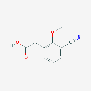 2-(3-Cyano-2-methoxyphenyl)acetic acid