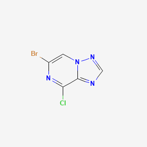 6-Bromo-8-chloro-[1,2,4]triazolo[1,5-a]pyrazine