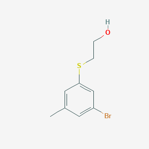 molecular formula C9H11BrOS B1383229 2-(3-Bromo-5-methyl-phenylsulfanyl)-ethanol CAS No. 1824056-44-1