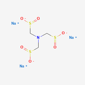 molecular formula C3H6NNa3O6S3 B13832334 Trisodium nitrilotrimethanesulphinate CAS No. 23714-12-7
