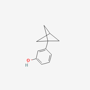 molecular formula C11H12O B1383250 3-(Bicyclo[1.1.1]pentan-1-yl)phenol CAS No. 1823934-89-9