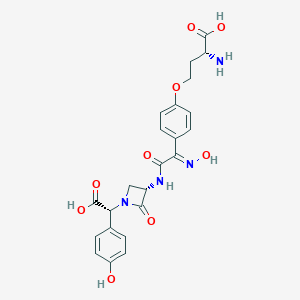 molecular formula C23H24N4O9 B138326 Nocardicin B CAS No. 60134-71-6