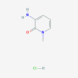 molecular formula C6H9ClN2O B1383270 3-Amino-1-methylpyridin-2(1H)-one hydrochloride CAS No. 1523570-95-7
