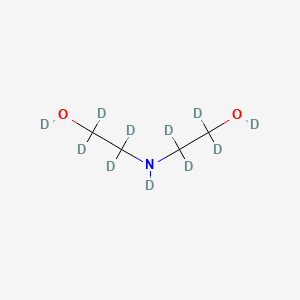 molecular formula C4H11NO2 B13832701 Bis(2-hydroxyethyl)amine-d11 