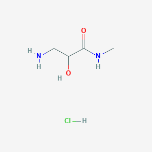 3-amino-2-hydroxy-N-methylpropanamide hydrochloride