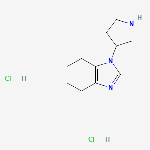 1-(pyrrolidin-3-yl)-4,5,6,7-tetrahydro-1H-1,3-benzodiazole dihydrochloride