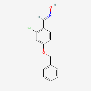 molecular formula C14H12ClNO2 B13832790 4-(Benzyoxy)-2-chlorobenzaldoxime 