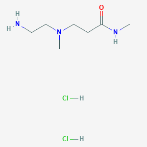 3-[(2-aminoethyl)(methyl)amino]-N-methylpropanamide dihydrochloride