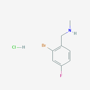 [(2-Bromo-4-fluorophenyl)methyl](methyl)amine hydrochloride