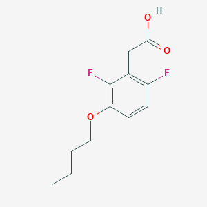 3-Butoxy-2,6-difluorophenylacetic acid