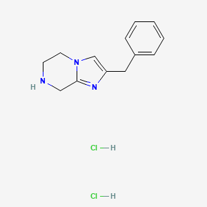 2-benzyl-5H,6H,7H,8H-imidazo[1,2-a]pyrazine dihydrochloride