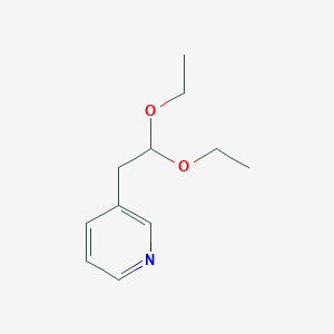 molecular formula C11H17NO2 B1383326 3-(2,2-Diethoxyethyl)pyridine CAS No. 1803591-62-9