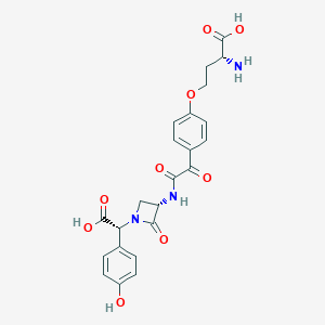 molecular formula C23H23N3O9 B138333 Nocardicin D CAS No. 61425-17-0