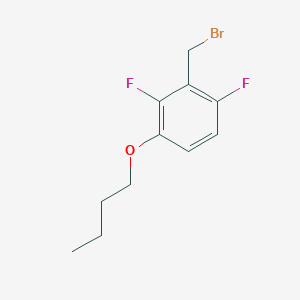 molecular formula C11H13BrF2O B1383333 3-Butoxy-2,6-difluorobenzyl bromide CAS No. 1706446-25-4
