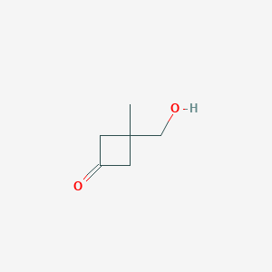3-(Hydroxymethyl)-3-methylcyclobutanone