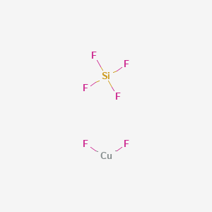 molecular formula CuF6Si B13833375 Difluorocopper;tetrafluorosilane 