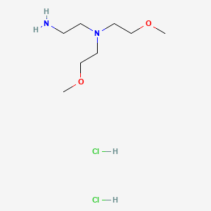 molecular formula C8H22Cl2N2O2 B1383343 (2-氨基乙基)双(2-甲氧基乙基)胺二盐酸盐 CAS No. 1803581-56-7