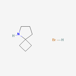 molecular formula C7H14BrN B1383363 5-Azaspiro[3.4]octane hydrobromide CAS No. 1795283-50-9
