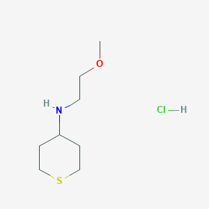 N-(2-methoxyethyl)thian-4-amine hydrochloride
